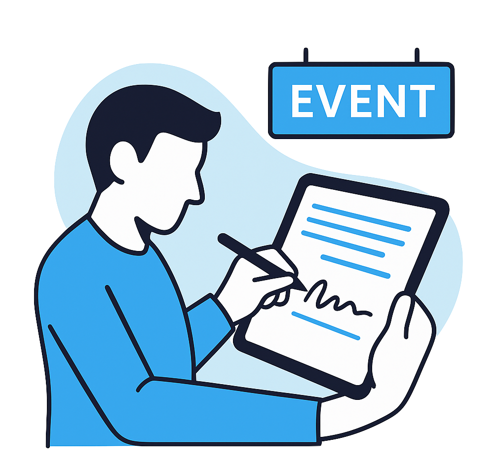 noleggio tablet per raccolta dati evento